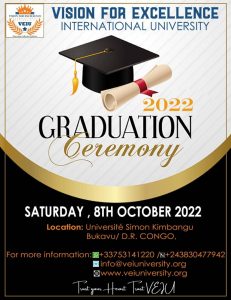 Welcome to the VEIU Africa 2022 Graduation